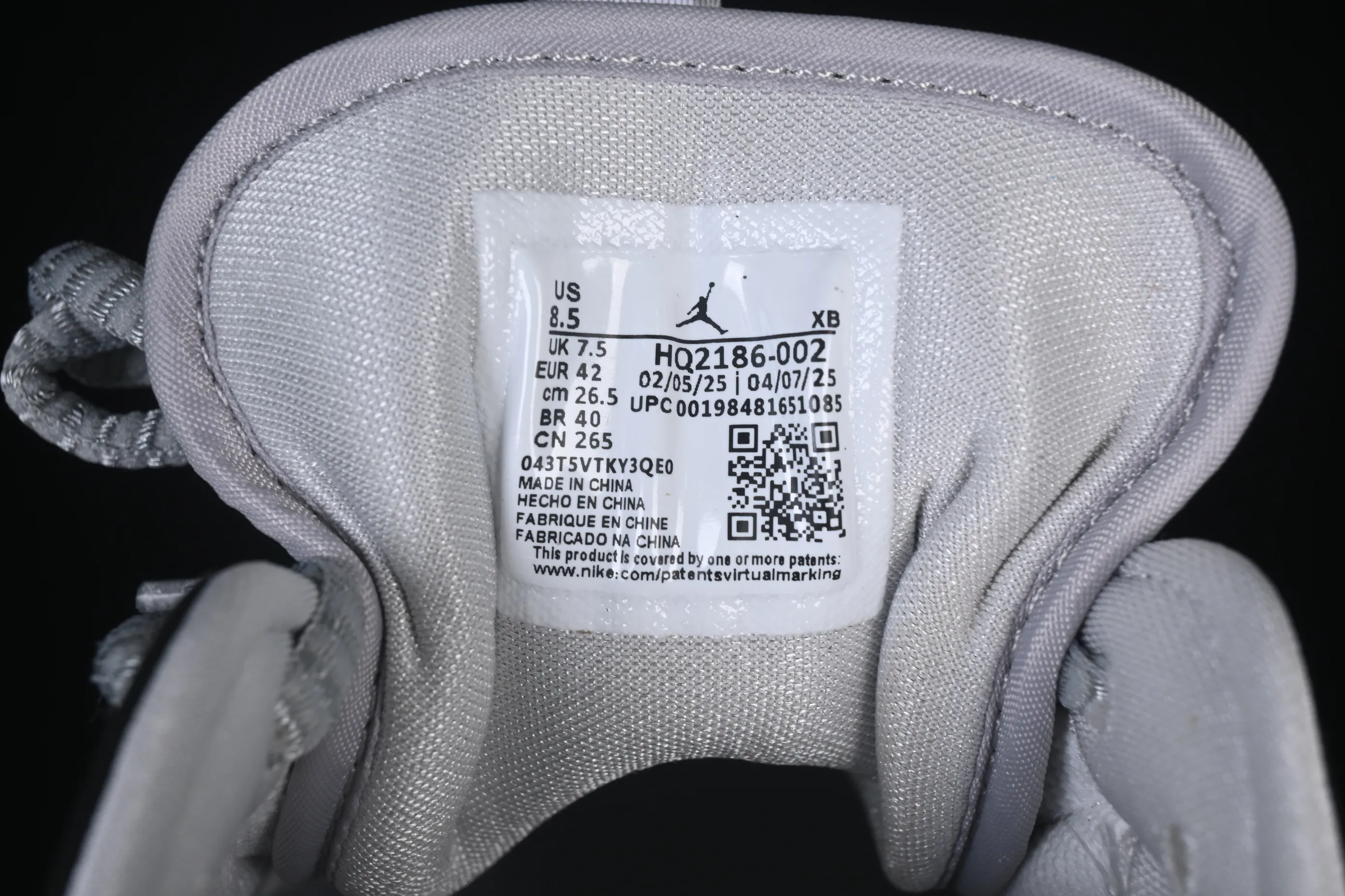 All categories Air Jordan Jordan series basketball shoes Air Jordan 1 Low Air Jordan 1 Low "MM V3" AJ1 Joe 1 liquid silver low-top cultural and casual sneakers HQ2186-002